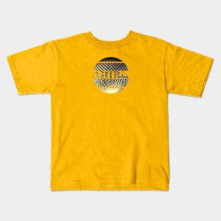 Golden mountain bike MTB Kids T-Shirt